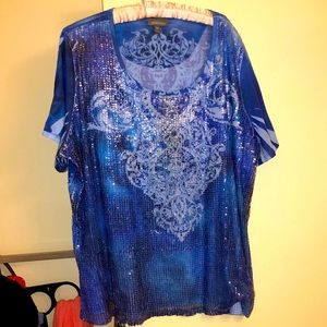 Vintage Sequin Blouse